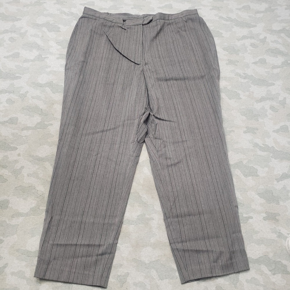 Maggie Barnes Pants Womens 22 Gray Pockets